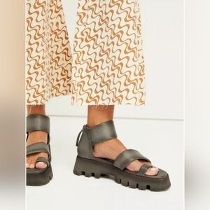 Free People Maddox Lug Sole Sandals 10